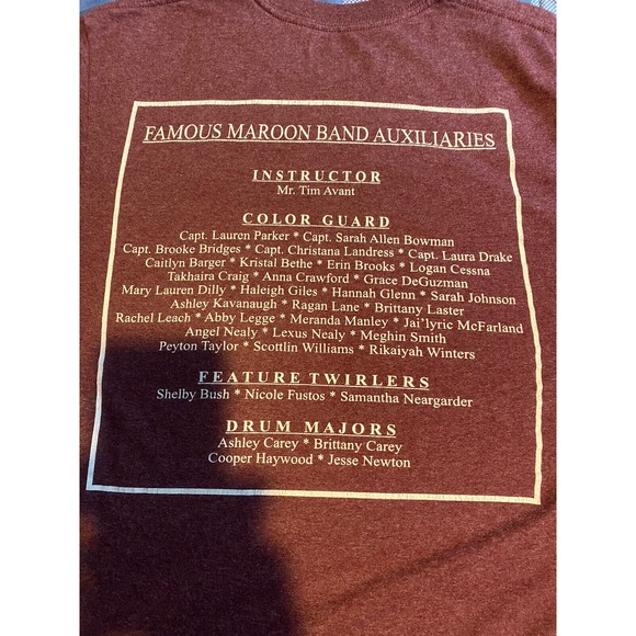 C Port & Company mens S double-sided shirt Michigan State color guard 2016 - Picture 8 of 8